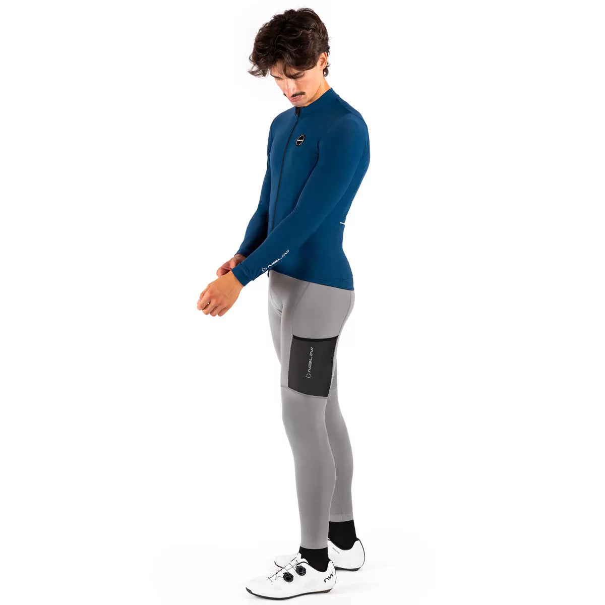 Maglia maniche lunghe Nalini New Soft Wrap J1 - Deep Blue Nalini