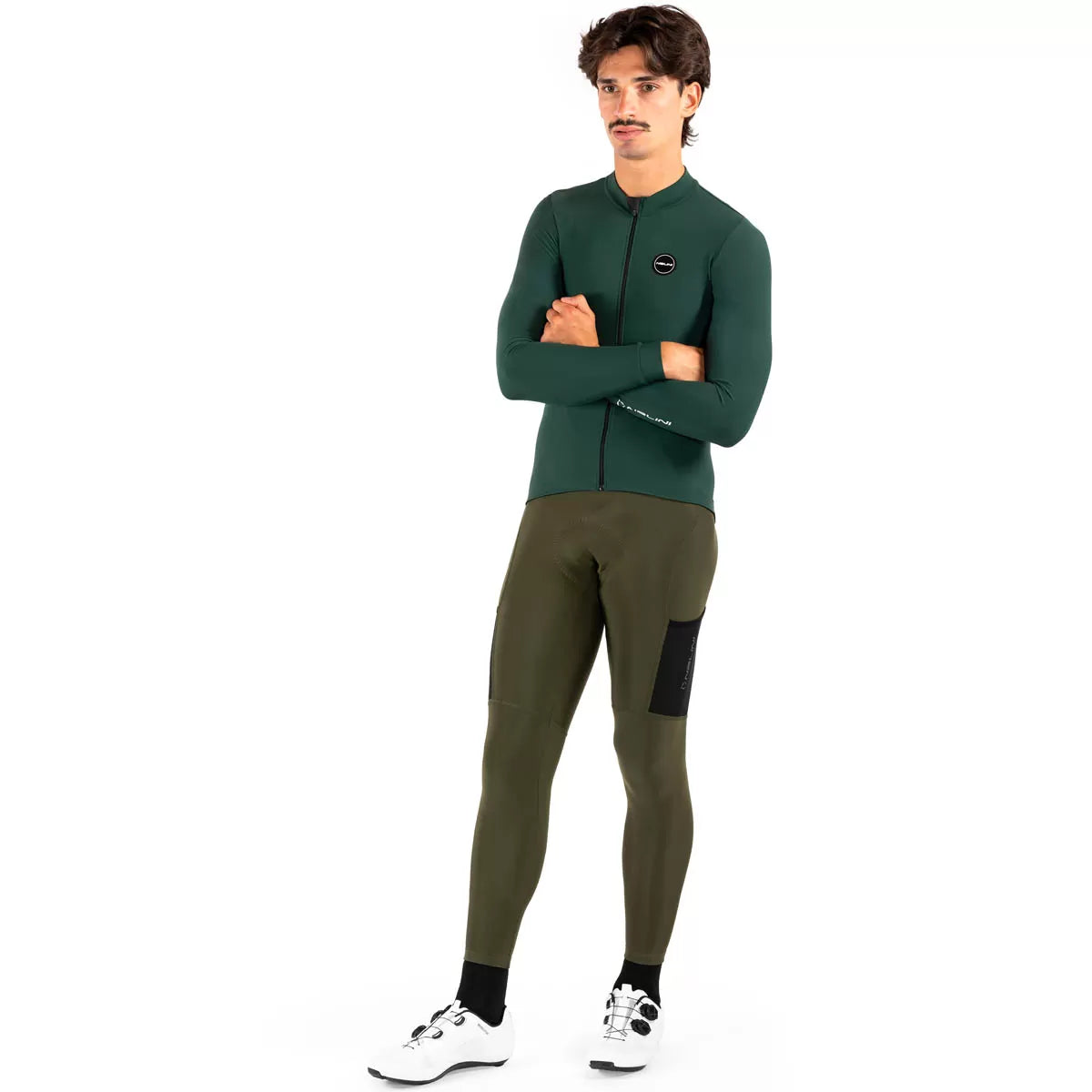 Maglia maniche lunghe Nalini New Soft Wrap J1 - Pine Green Nalini