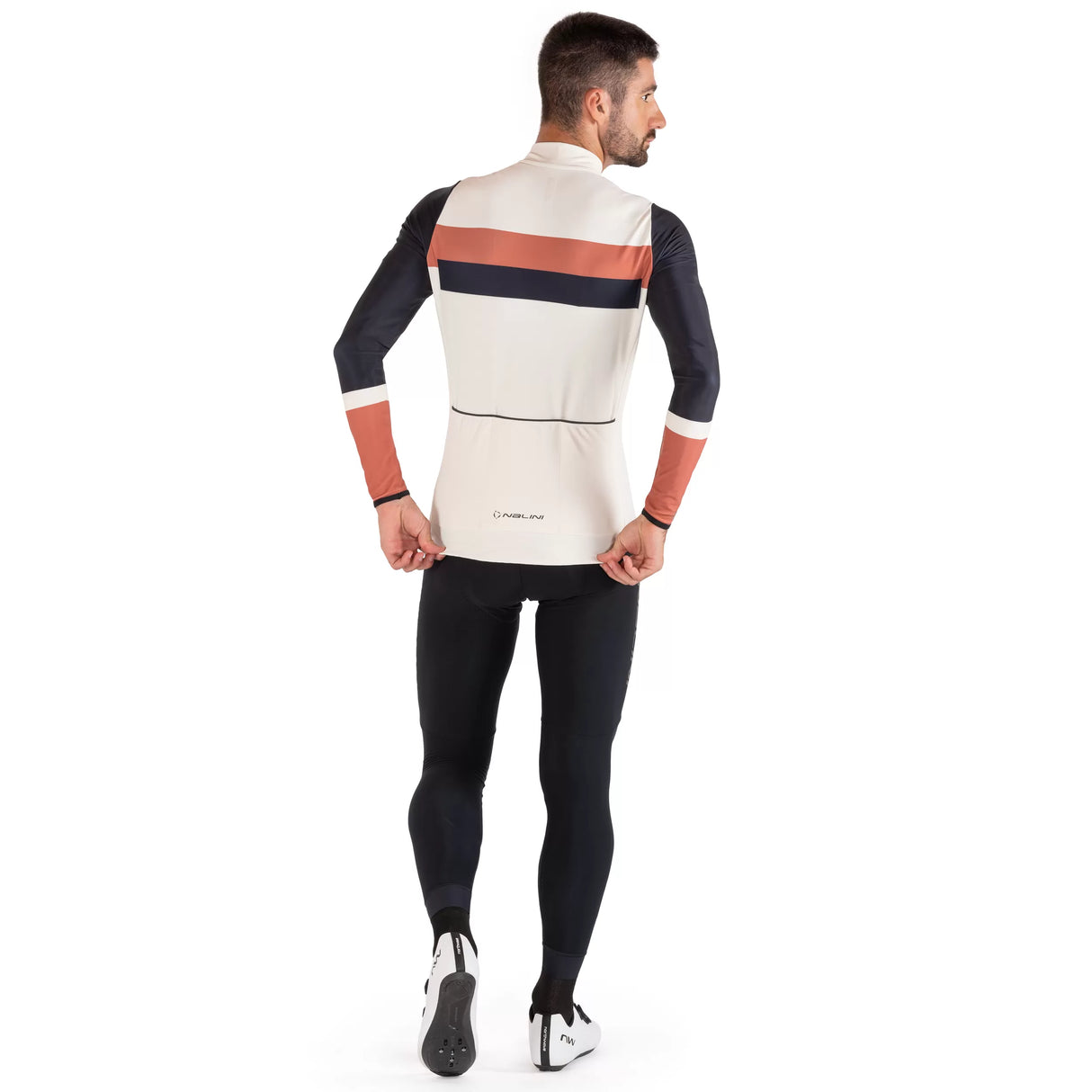 Maglia maniche lunghe Nalini Stelvio - Beige Nalini