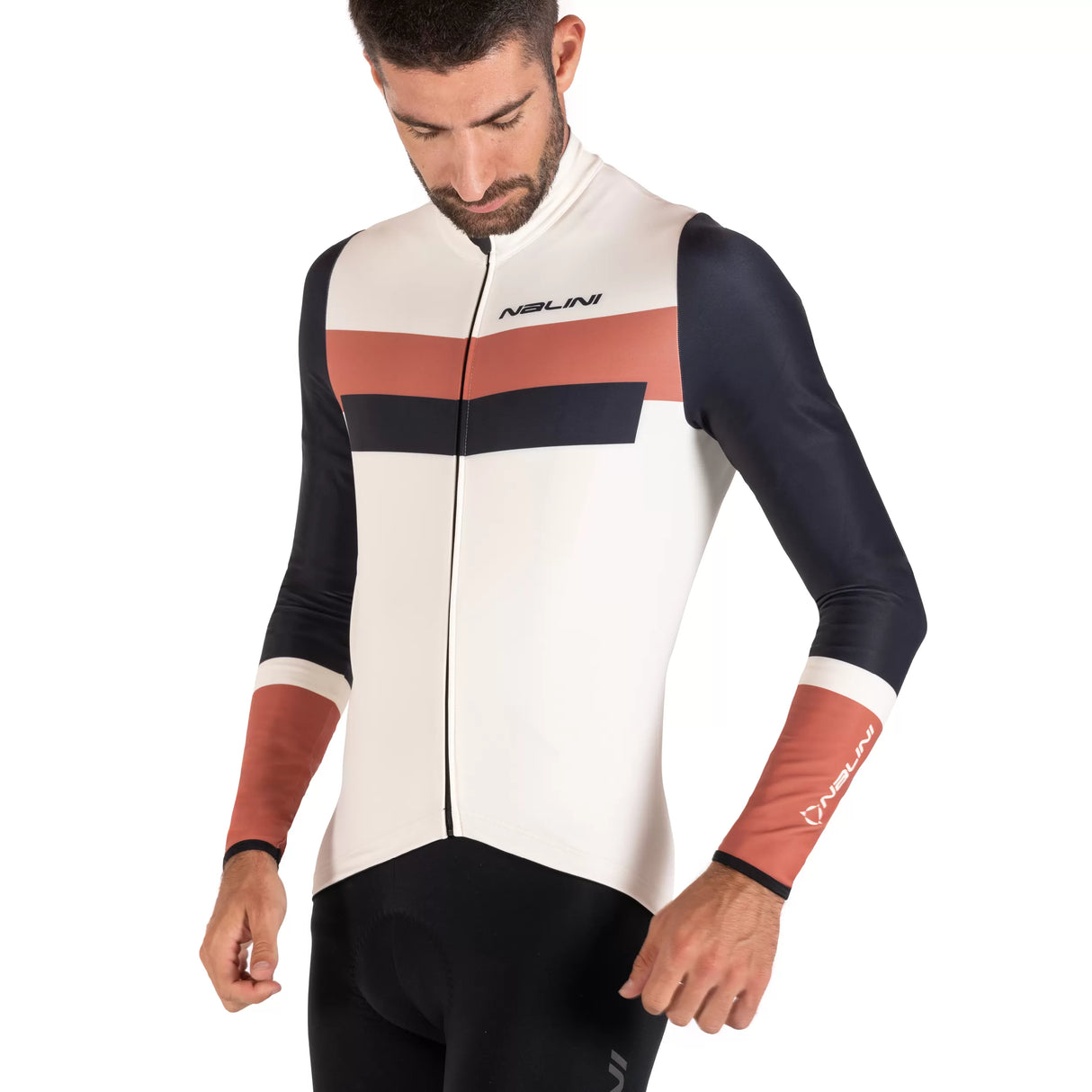Maglia maniche lunghe Nalini Stelvio - Beige Nalini