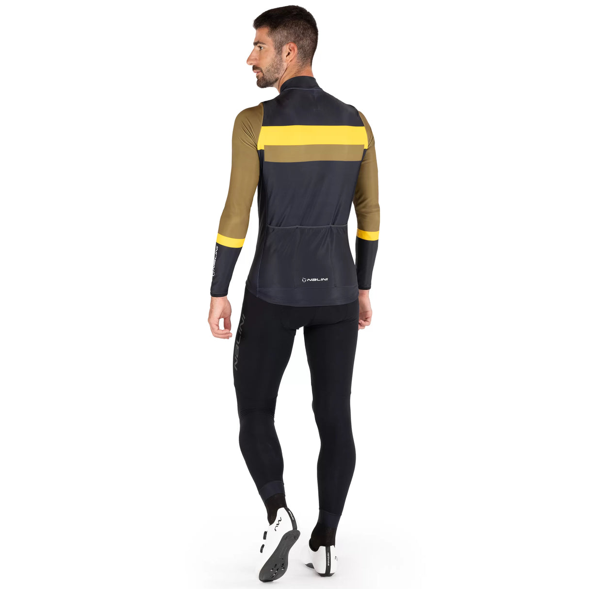 Maglia maniche lunghe Nalini Stelvio - Nero verde Nalini