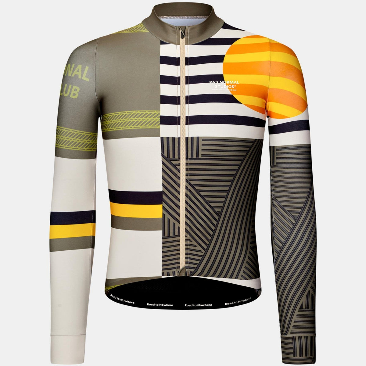 Langarmtrikot Pas Normal Studios Mechanism AOP International - Beige