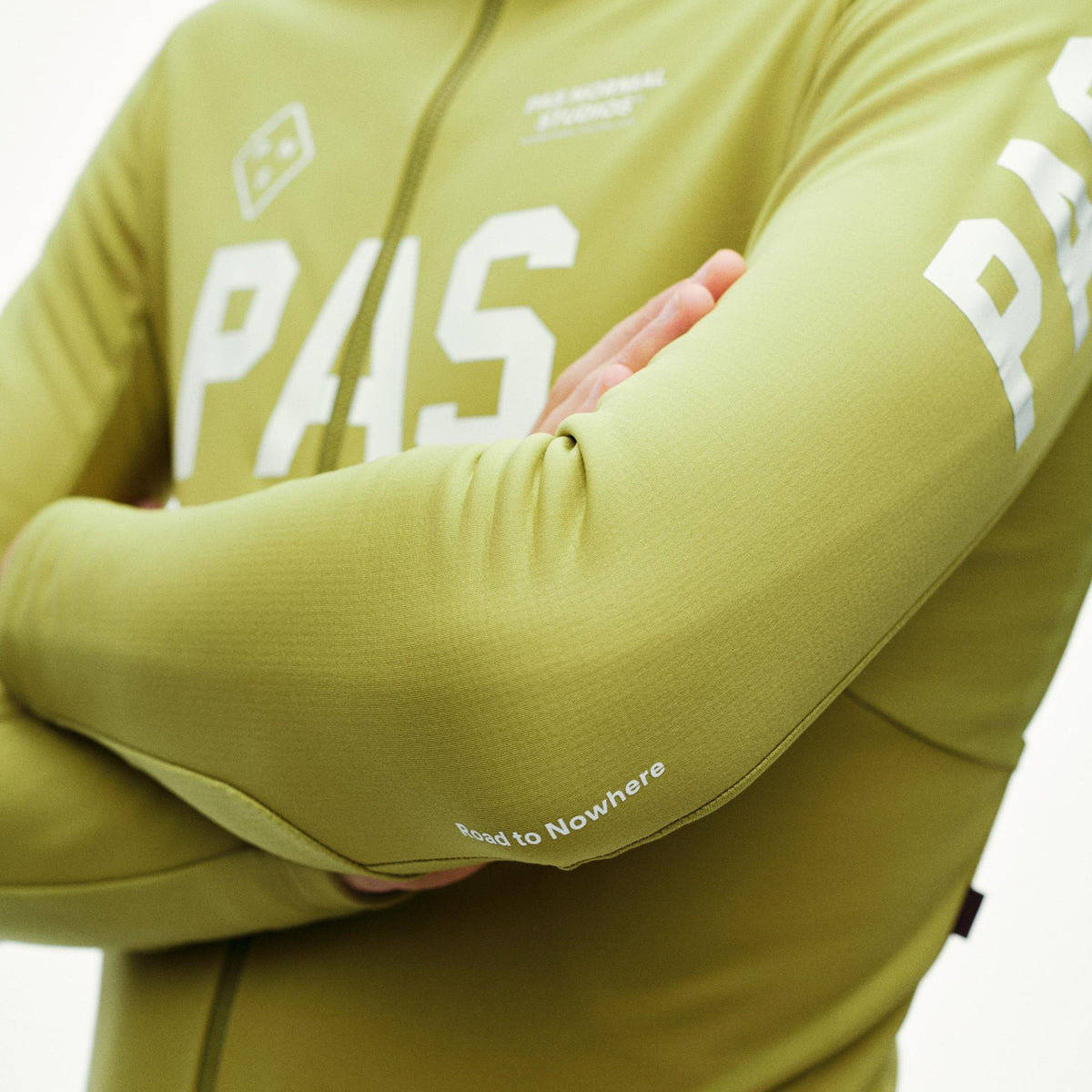 Maglia maniche lunghe Pas Normal Studios PAS Mechanism Thermal 2.0 - Dark Lime Pas Normal Studios