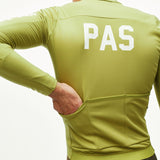 Maglia maniche lunghe Pas Normal Studios PAS Mechanism Thermal 2.0 - Dark Lime Pas Normal Studios