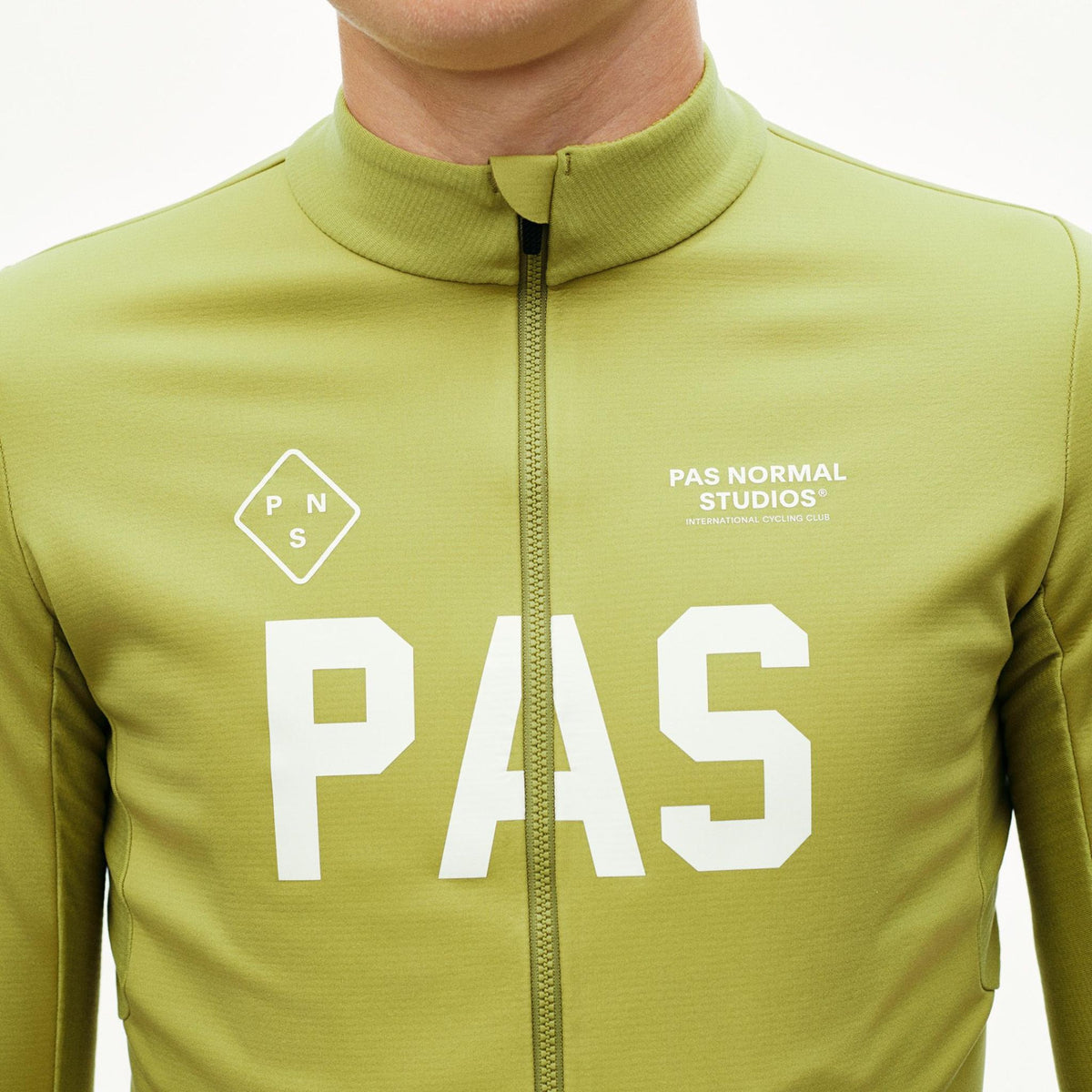 Maglia maniche lunghe Pas Normal Studios PAS Mechanism Thermal 2.0 - Dark Lime Pas Normal Studios