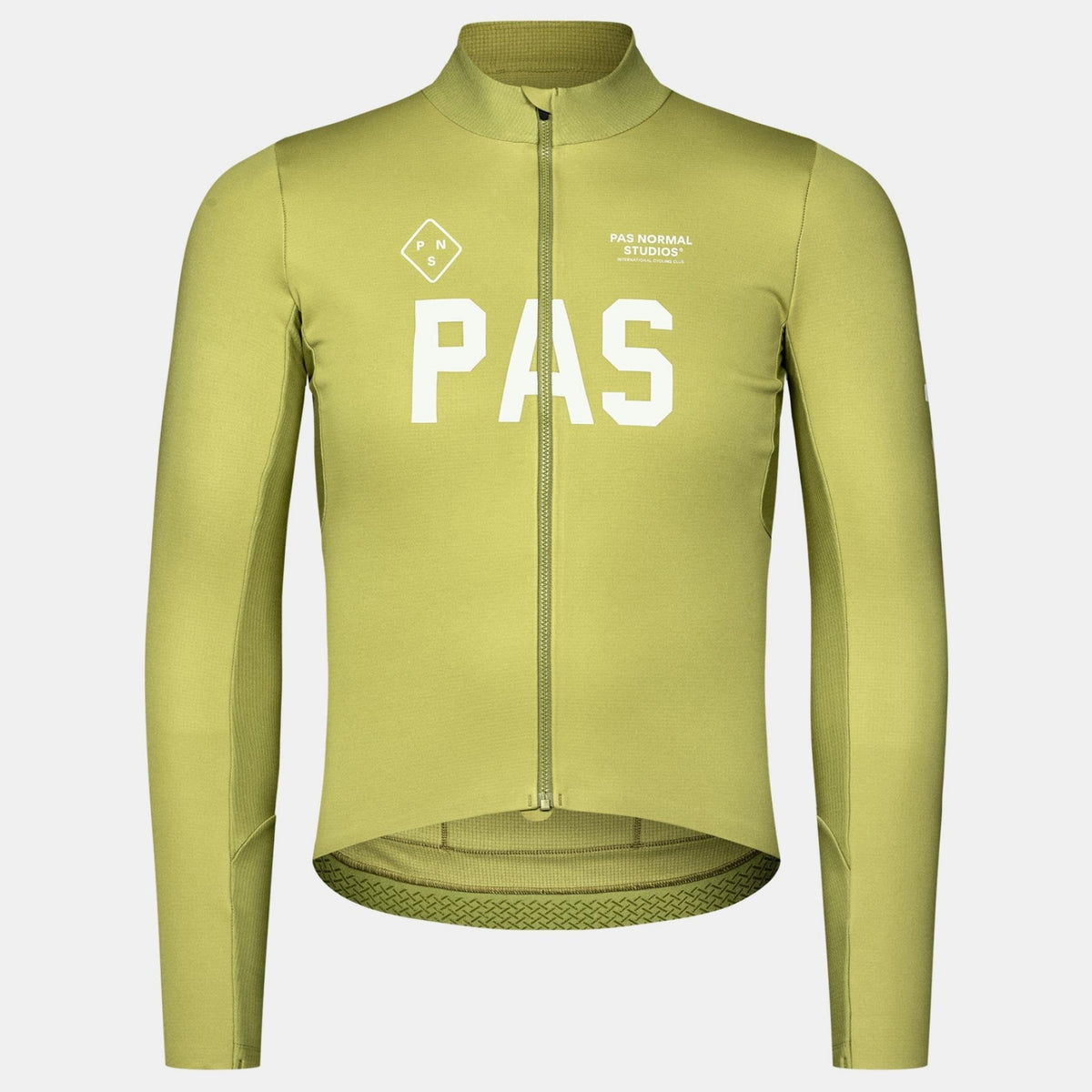 Maglia maniche lunghe Pas Normal Studios PAS Mechanism Thermal 2.0 - Dark Lime Pas Normal Studios