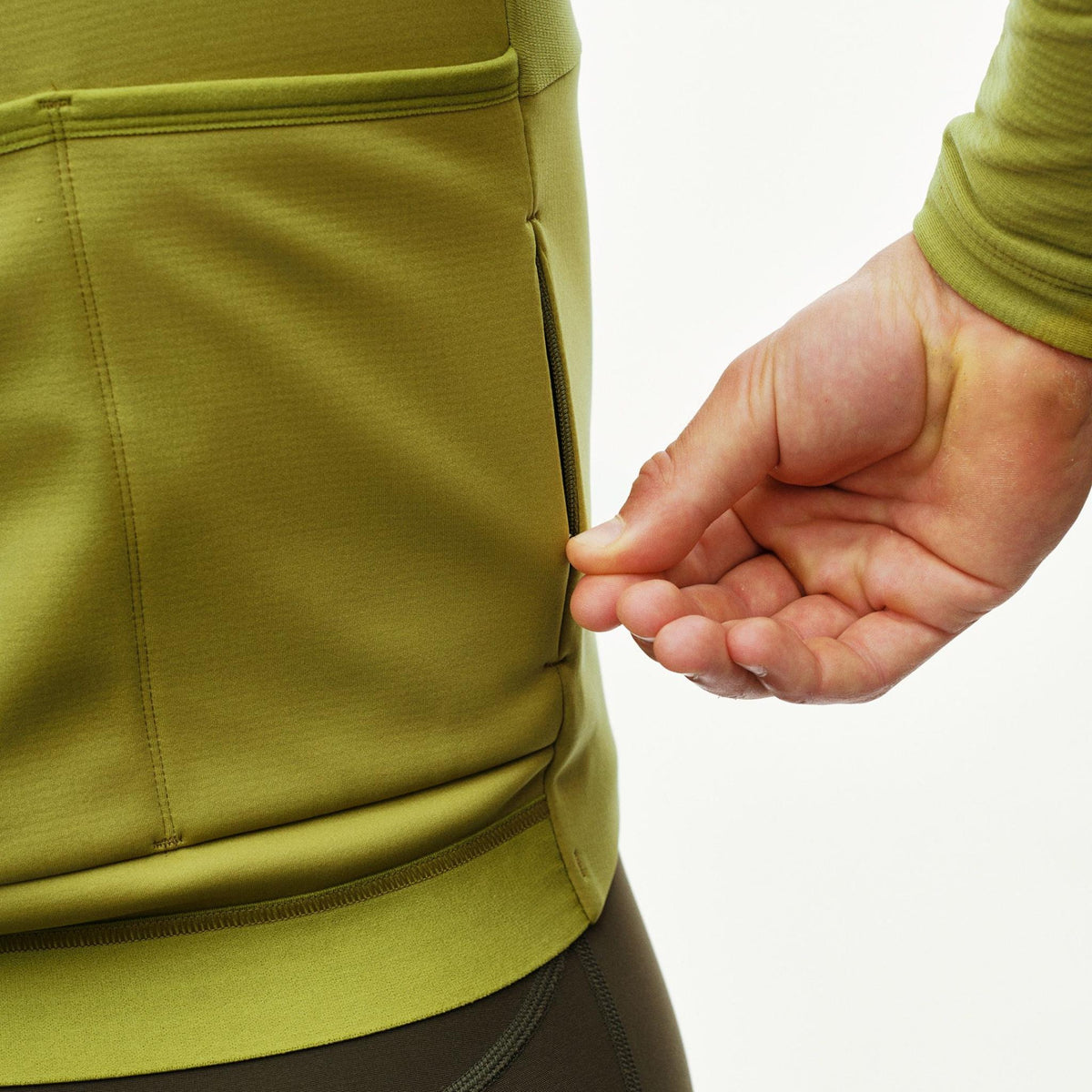 Maglia maniche lunghe Pas Normal Studios PAS Mechanism Thermal 2.0 - Dark Lime Pas Normal Studios