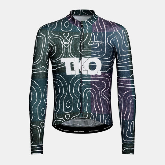 Pas Normal Studios T.K.O. Mechanism long sleeve jersey - Black Multi