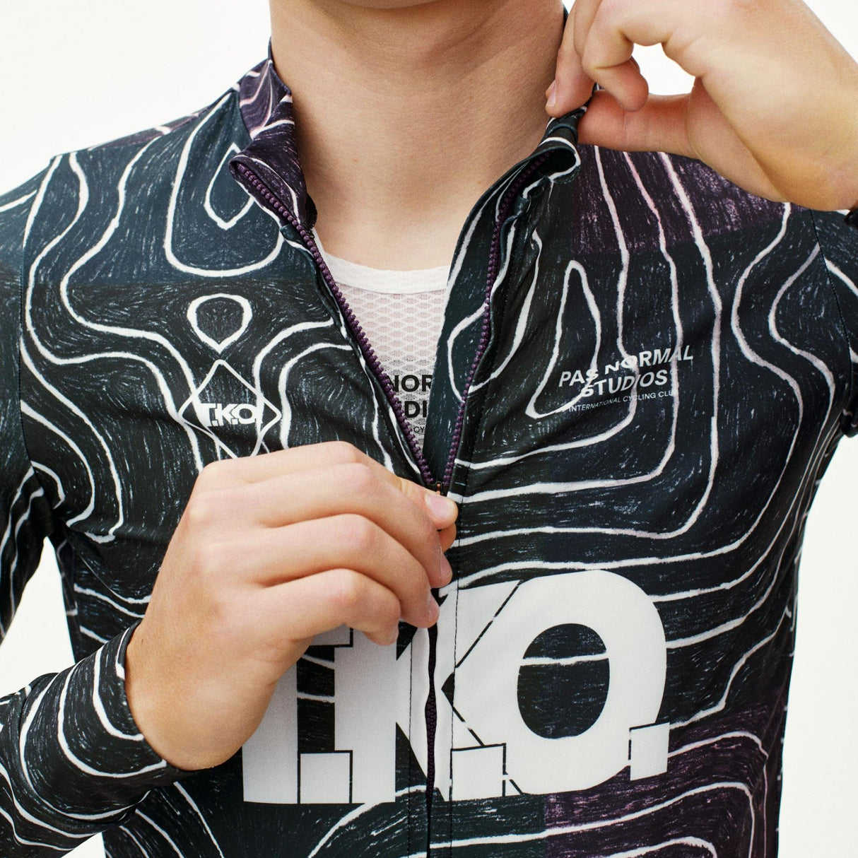 Maglia maniche lunghe Pas Normal Studios T.K.O. Mechanism - Black Multi Pas Normal Studios