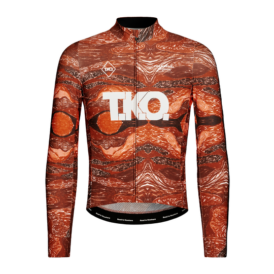 Pas Normal Studios T.K.O. Woven long sleeve jersey - Red