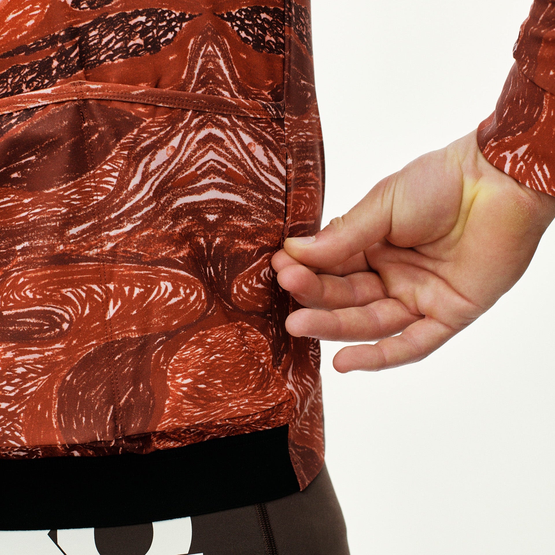 Jersey long sleeves Pas Normal Studios T.K.O. Woven - Red