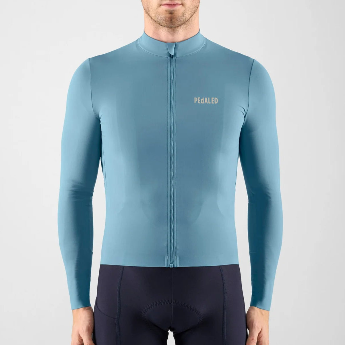Maglia maniche lunghe Pedaled Element - Azzurro PEdALED