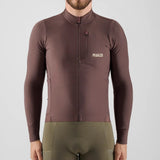Maglia maniche lunghe Pedaled Odyssey - Marrone PEdALED