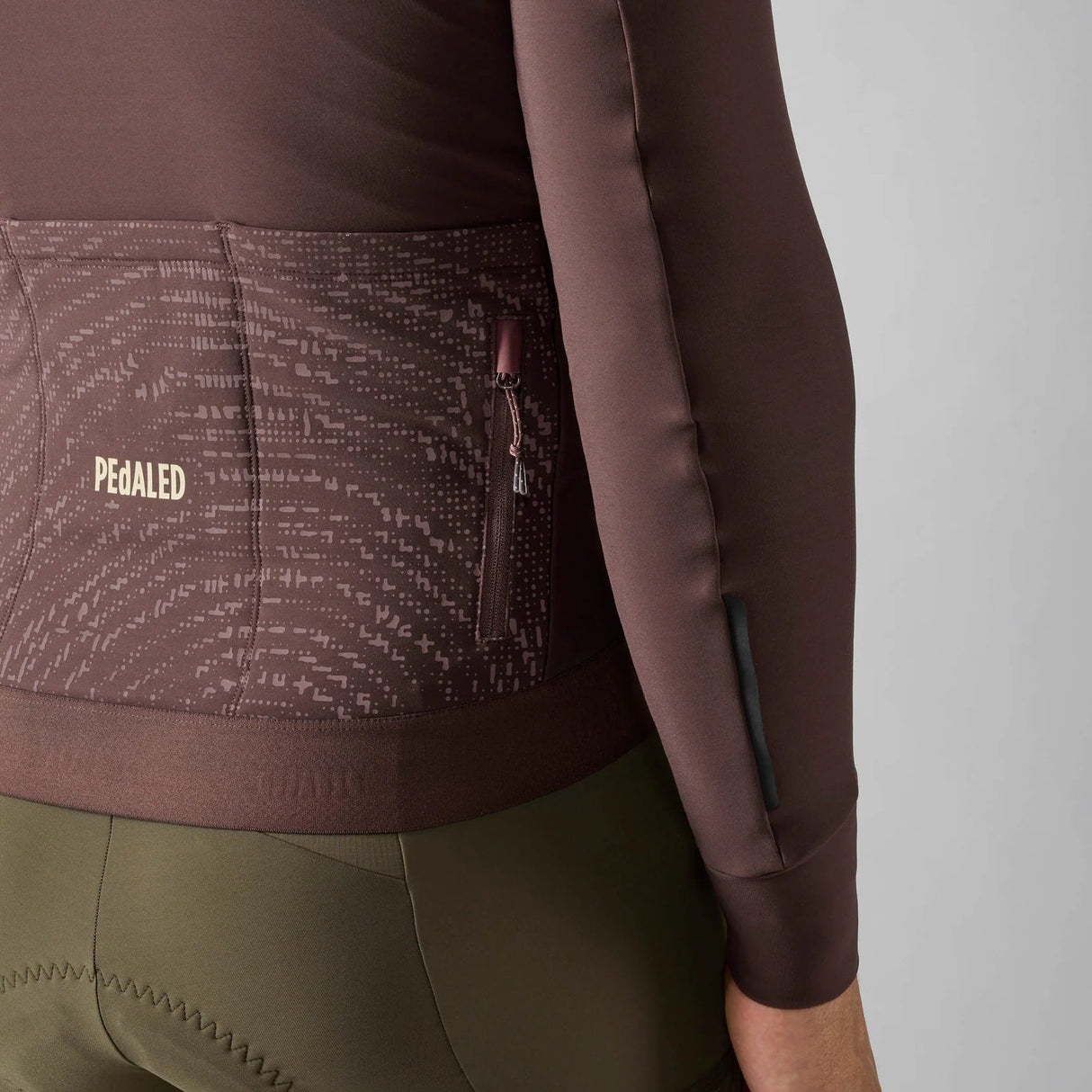 Maglia maniche lunghe Pedaled Odyssey - Marrone PEdALED