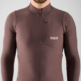 Maglia maniche lunghe Pedaled Odyssey - Marrone PEdALED
