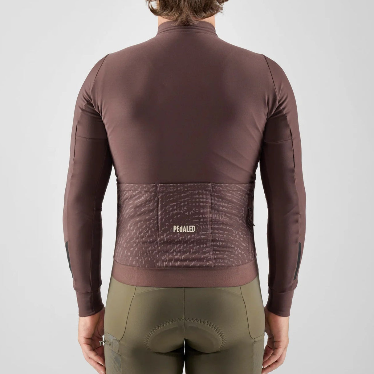 Maglia maniche lunghe Pedaled Odyssey - Marrone PEdALED