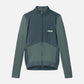 Men's Long-Sleeve Cycling Jersey Pedaled Odyssey Windblock Merino - Petrol Green