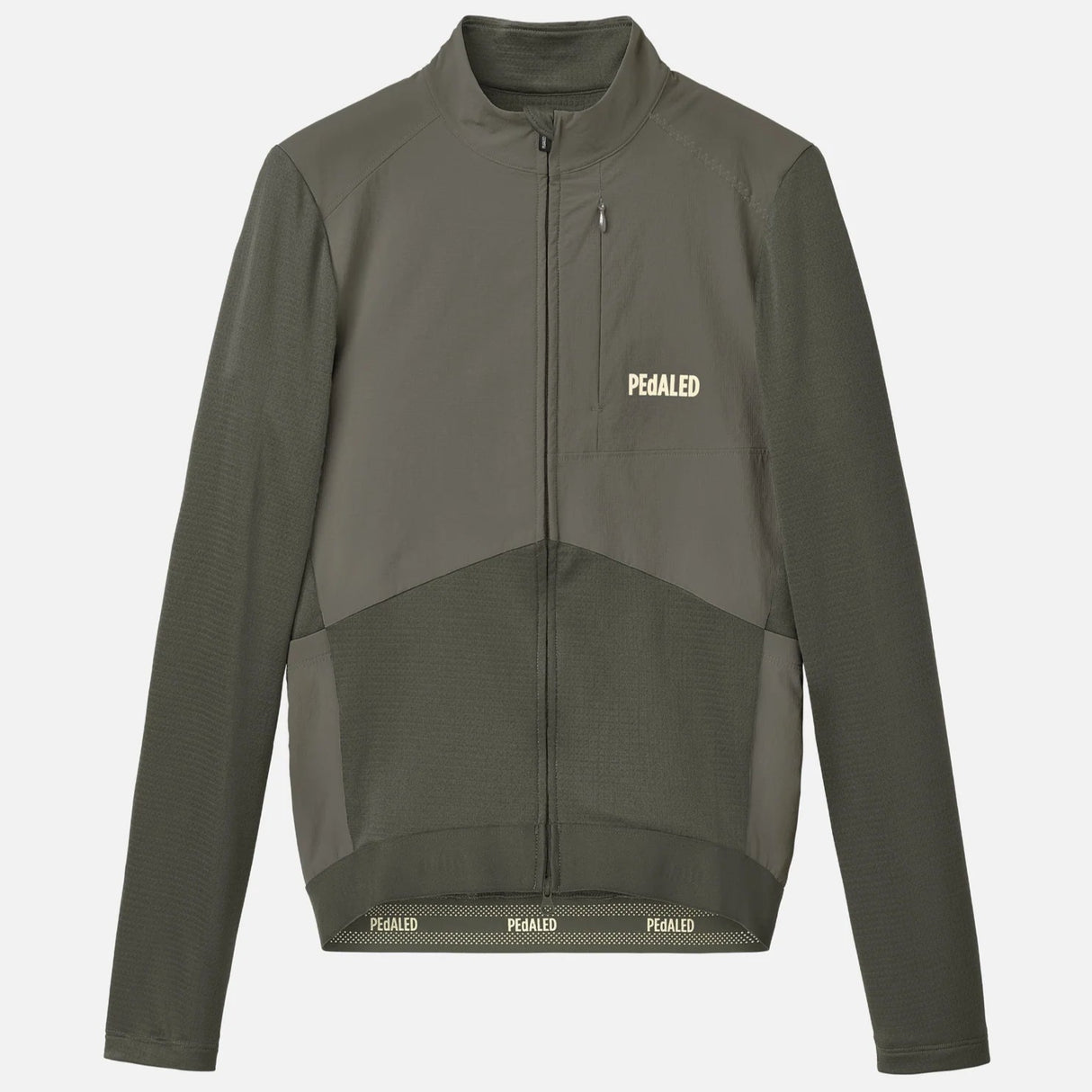 Maglia maniche lunghe Pedaled Odyssey Windblock Merino - Grigio PEdALED