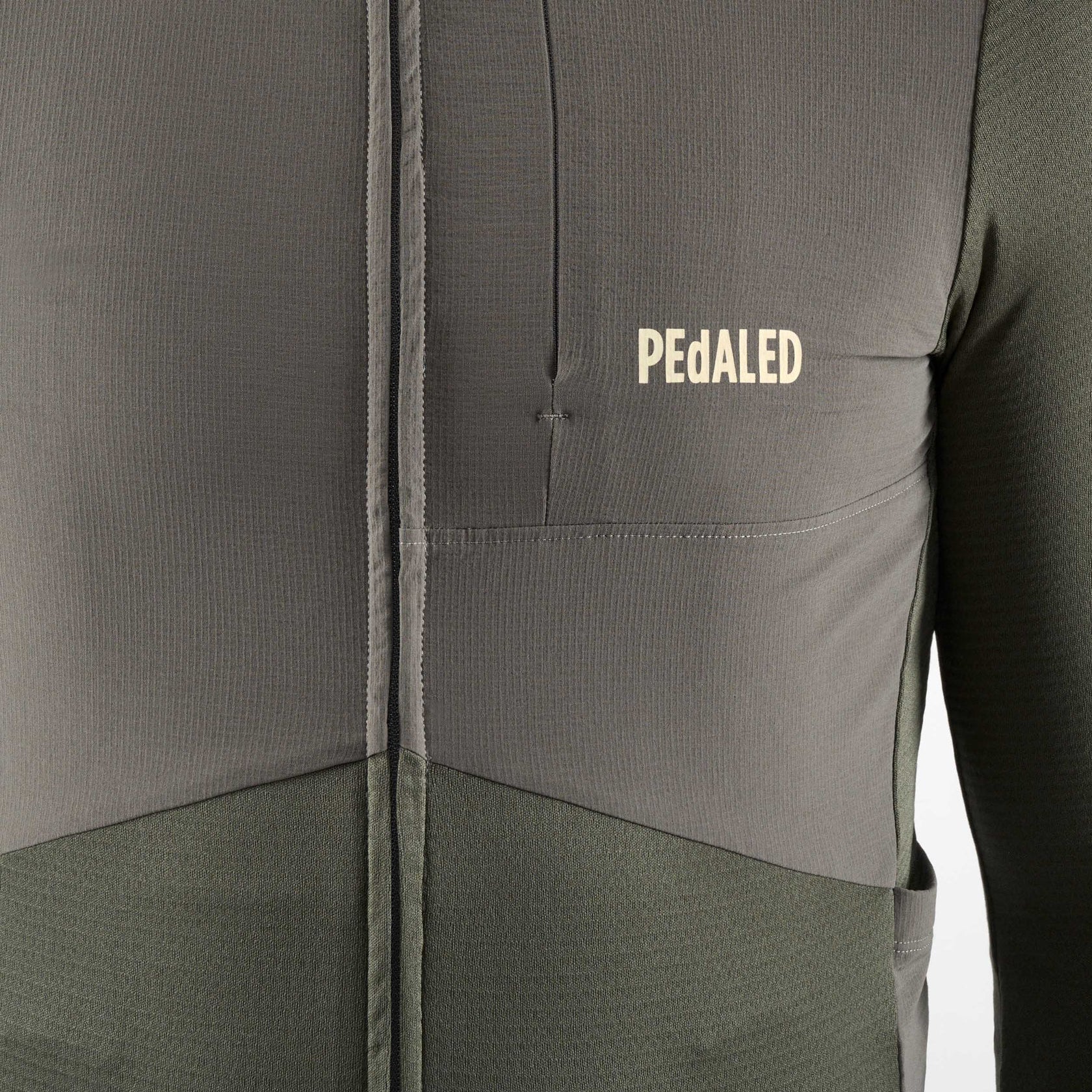 Maglia maniche lunghe Pedaled Odyssey Windblock Merino - Grigio PEdALED