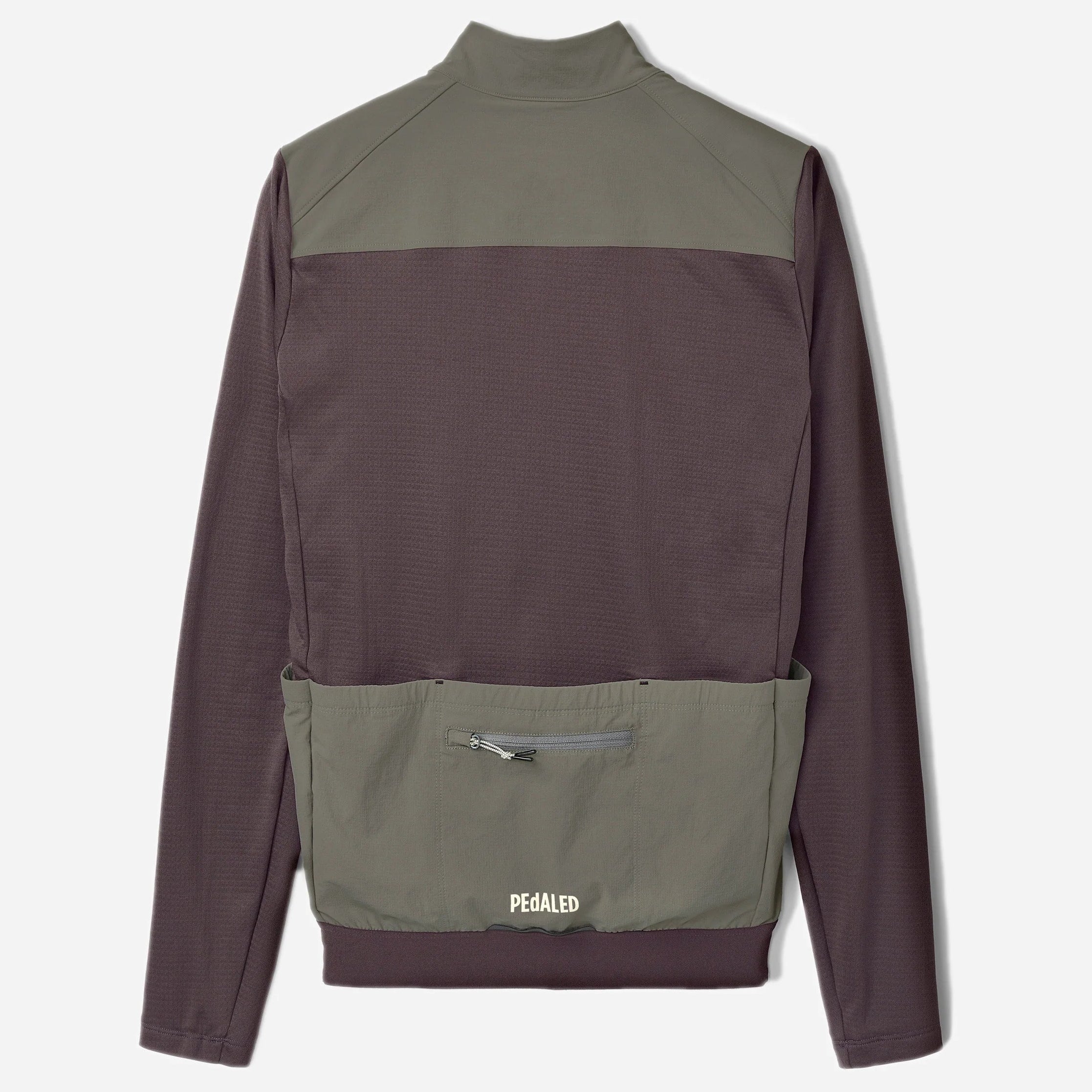 Maglia maniche lunghe Pedaled Odyssey Windblock Merino - Viola PEdALED