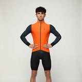 Maglia maniche lunghe Pissei Monviso - Arancio grigio Pissei