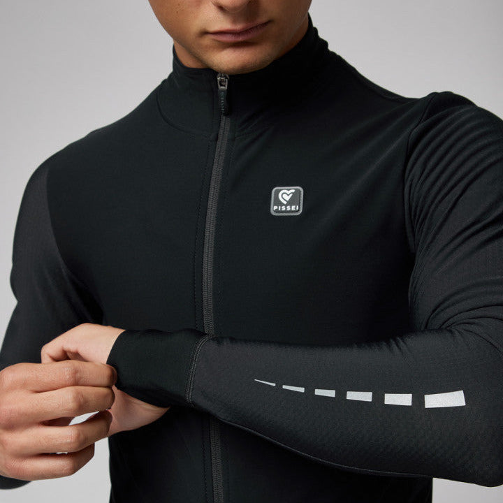 Maglia maniche lunghe Pissei Monviso - Nero Pissei