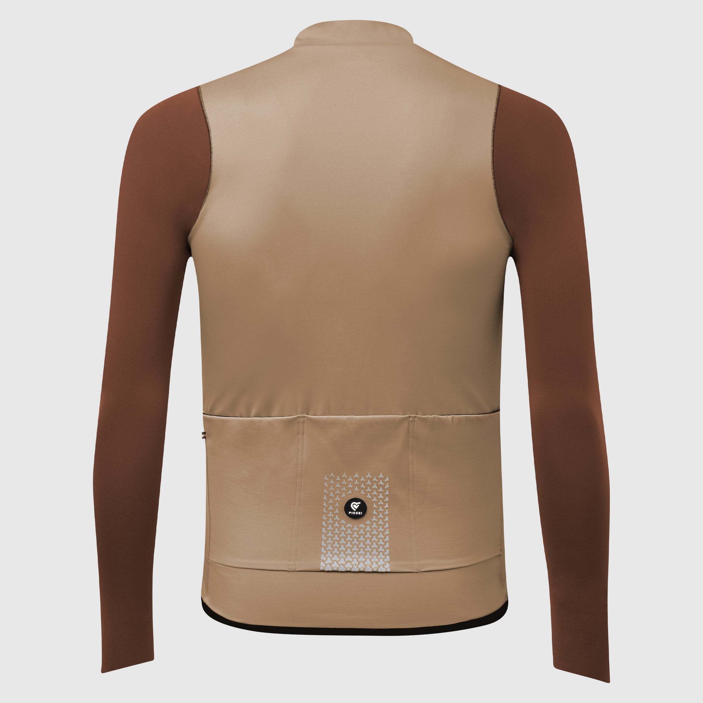 Maillot mangas largas Pissei Primapelle Bicolor - Arcilla espresso