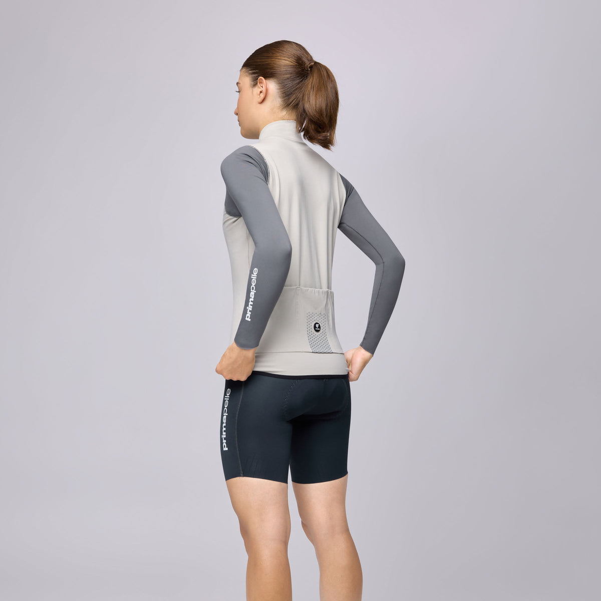 Maglia maniche lunghe Pissei Primapelle Bicolor - Grigio Pissei
