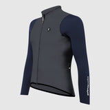 Maglia maniche lunghe Pissei Primapelle Bicolor - Grigio blu Pissei