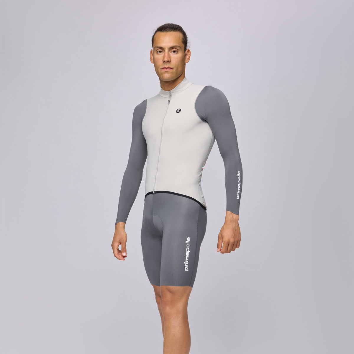 Maglia maniche lunghe Pissei Primapelle Bicolor - Grigio Pissei