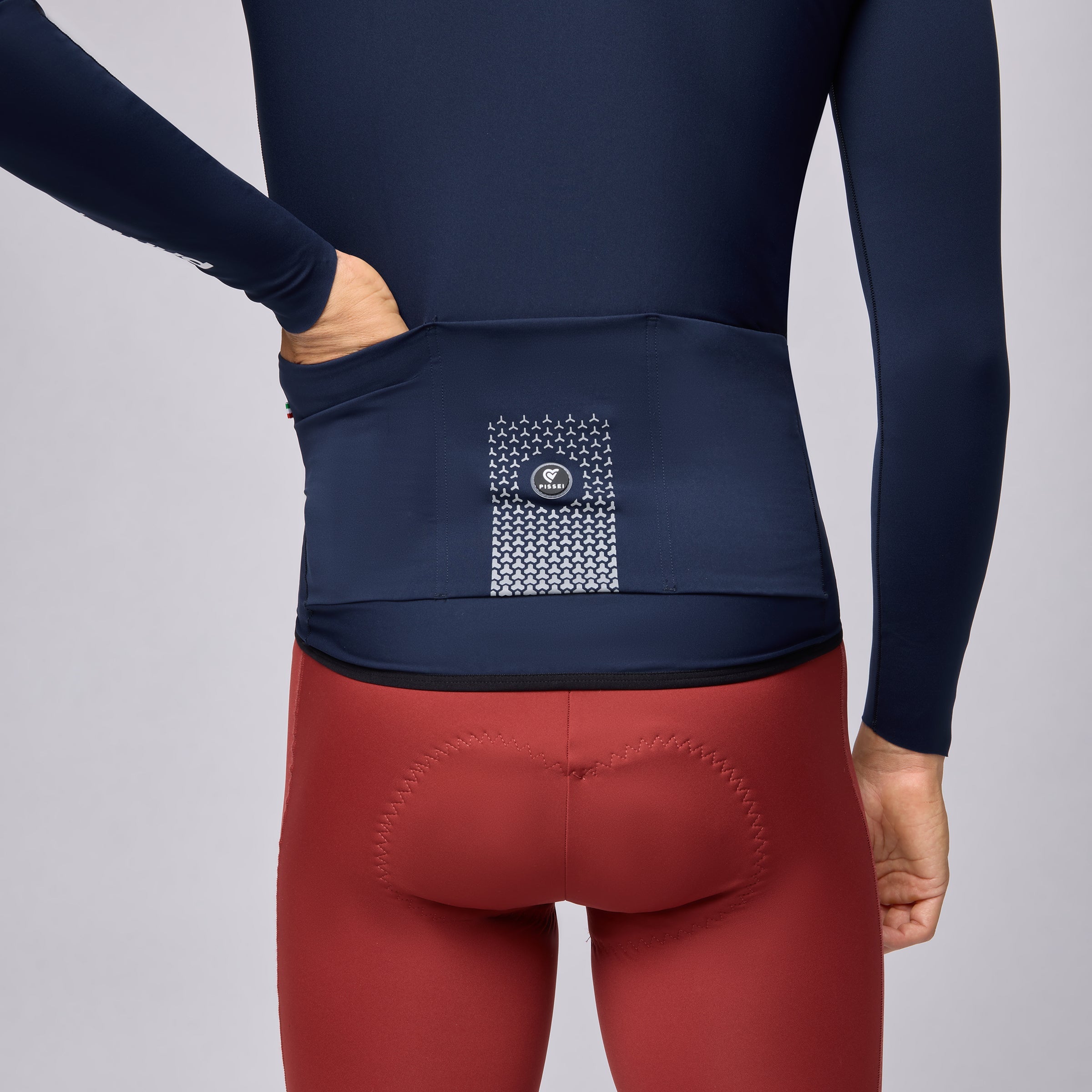 Maillot mangas largas Pissei Primapelle - Azul marino