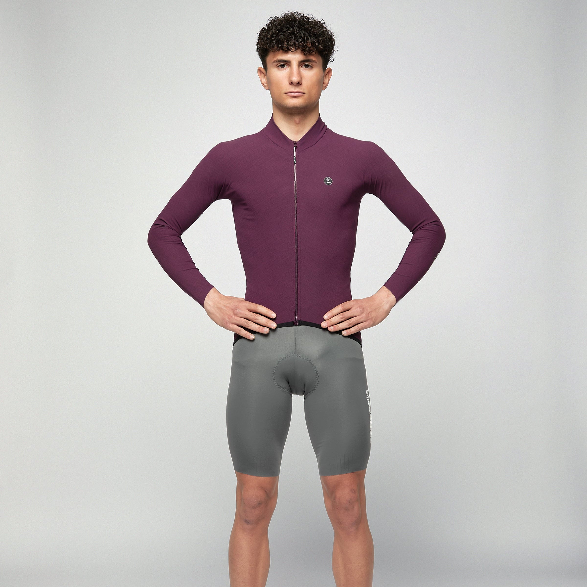 Maglia maniche lunghe Pissei Primapelle - Bordeaux Pissei