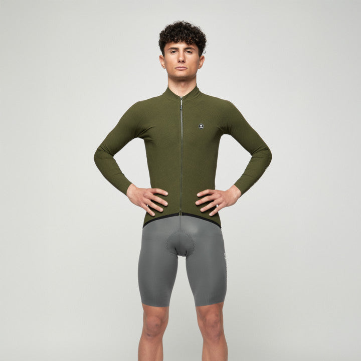 Maglia maniche lunghe Pissei Primapelle - Verde melange Pissei