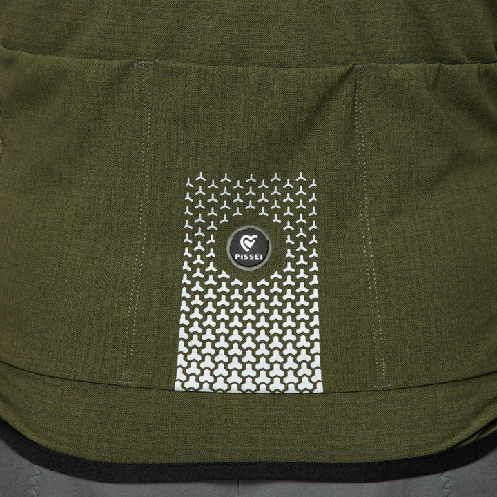 Maglia maniche lunghe Pissei Primapelle - Verde melange Pissei