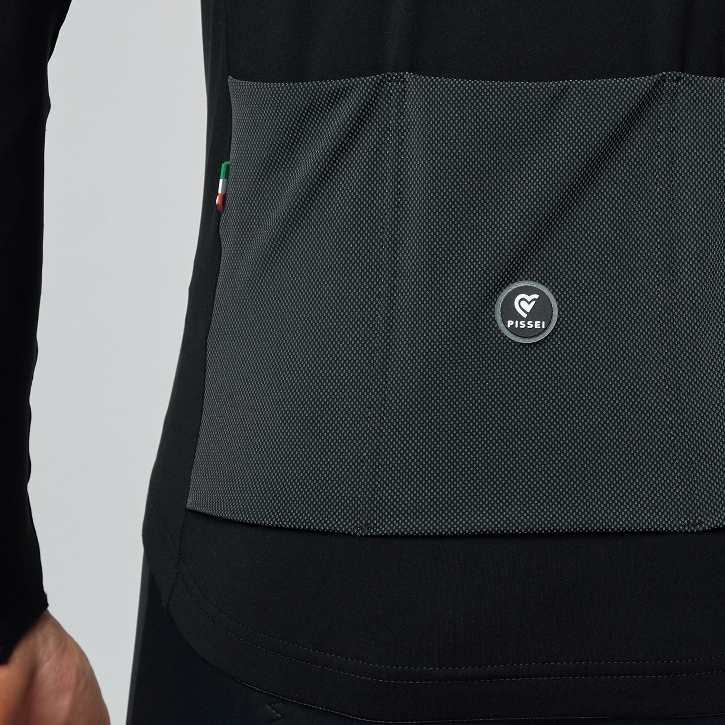 Maglia maniche lunghe Pissei Primapelle Wind - Nero Pissei