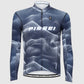 Maglia maniche lunghe Pissei Sanremo - Blu celeste Pissei