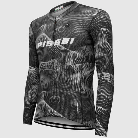 Maglia maniche lunghe Pissei Sanremo - Nero grigio Pissei