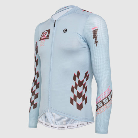 Maillot manches longues Pissei Thunder - Bleu clair