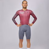 Maglia maniche lunghe Pissei Thunder - Bordeaux Pissei