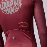 Maglia maniche lunghe Pissei Thunder - Bordeaux Pissei