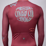 Maglia maniche lunghe Pissei Thunder - Bordeaux Pissei