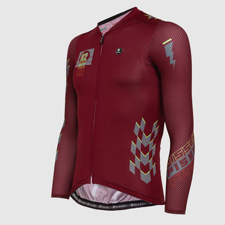 Maillot maillot à manches longues Pissei Thunder - Bordeaux