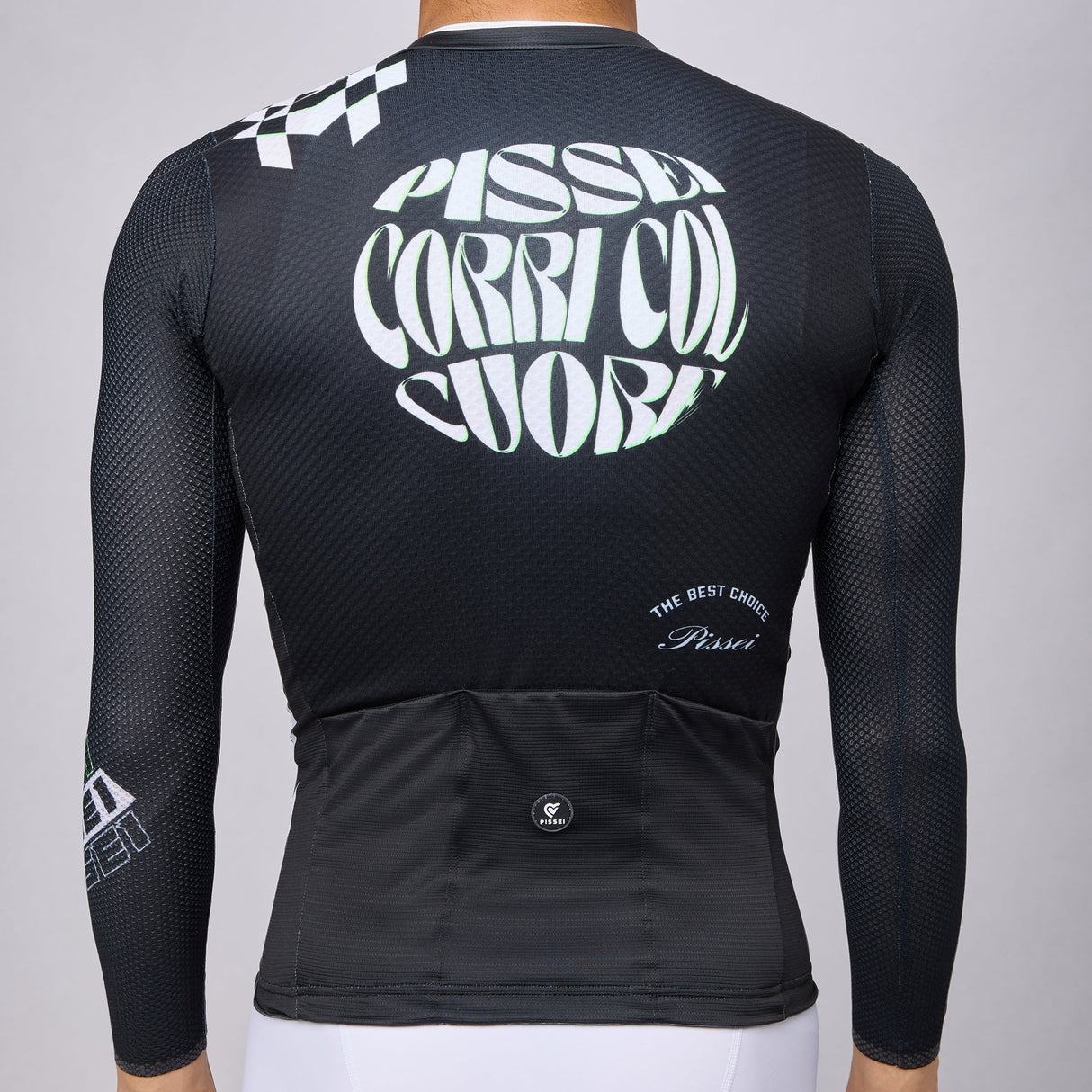Maglia maniche lunghe Pissei Thunder - Nero Pissei