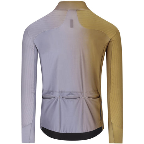 Maglia maniche lunghe Q36.5 Gregarius Hybrid Big Fade - Verde Q36.5
