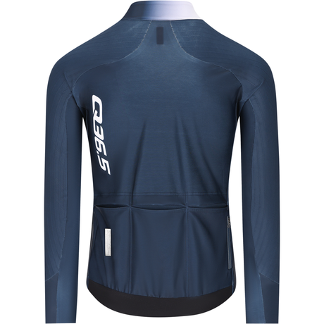 Jersey long-sleeve Q36.5 Gregarius Hybrid Collar Fade - Blue