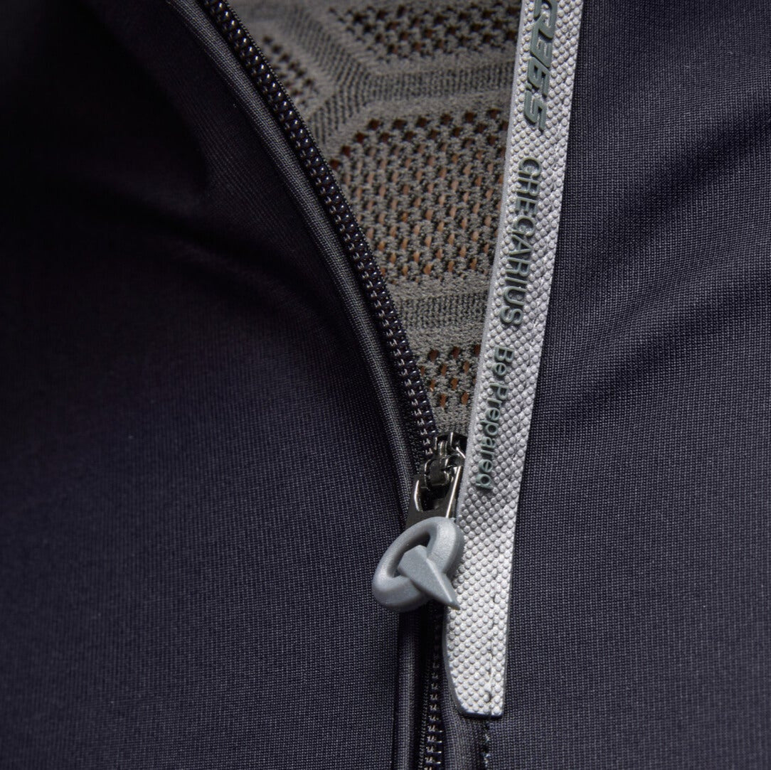 Maglia maniche lunghe Q36.5 Gregarius Hybrid Collar Fade - Nero Q36.5