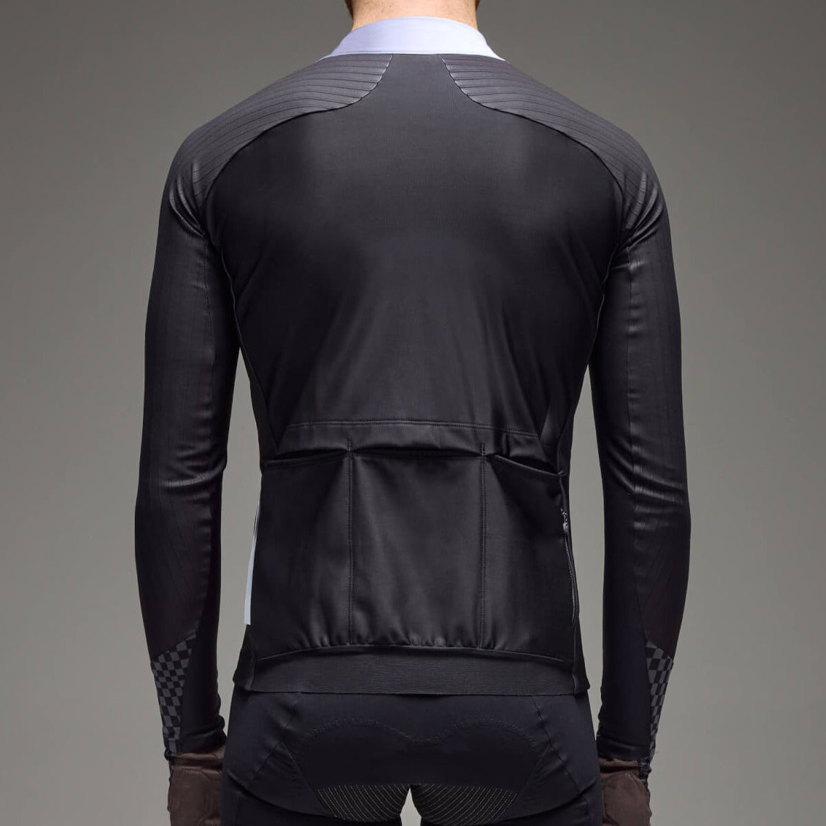 Maglia maniche lunghe Q36.5 Gregarius Hybrid Collar Fade - Nero Q36.5