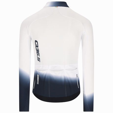 Q36.5 Gregarius Hybrid Light Collar Fade long sleeves jersey - White