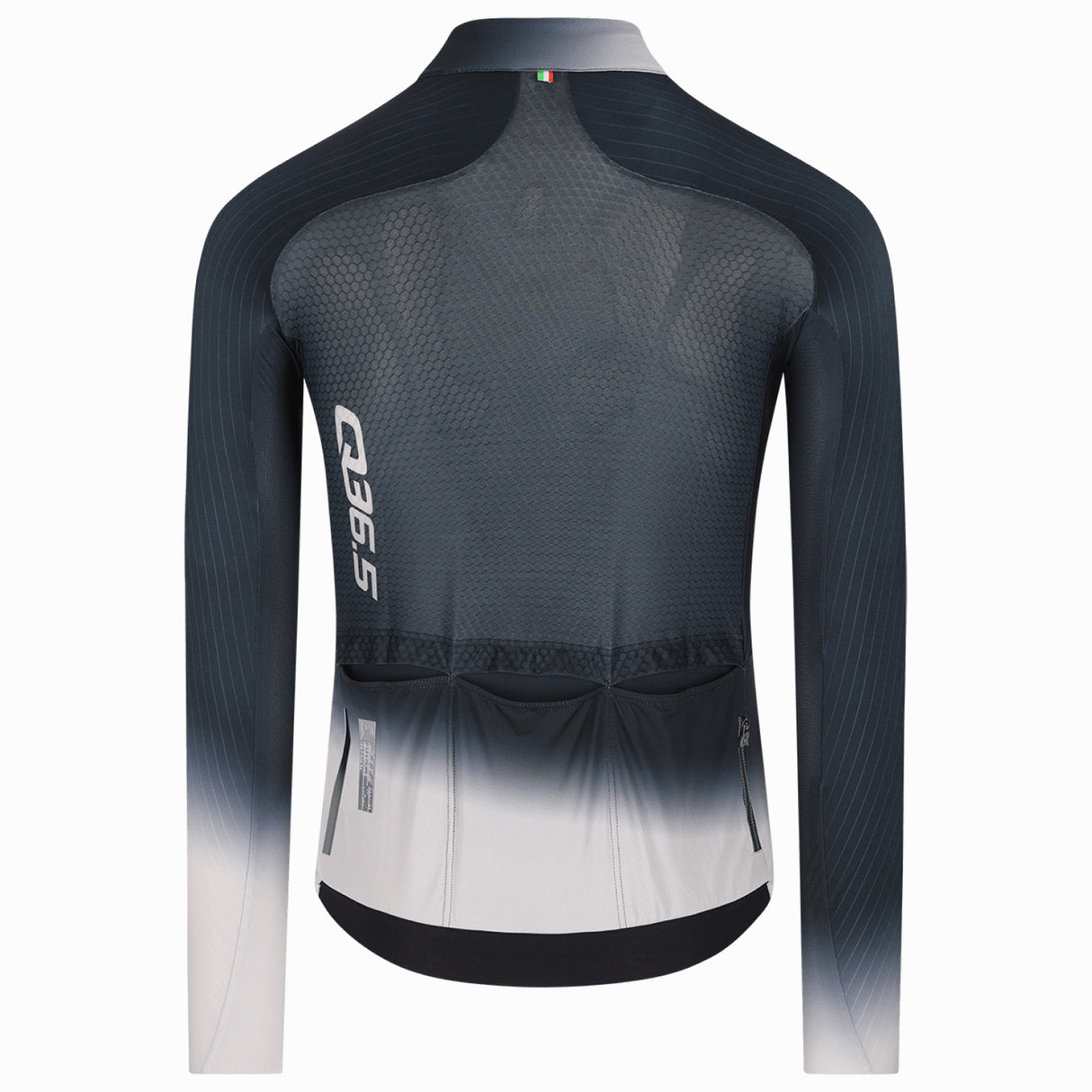 Q36.5 Gregarius Hybrid Light Collar Fade long sleeve jersey - Black
