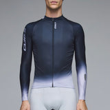 Q36.5 Gregarius Hybrid Light Collar Fade long sleeve jersey - Black